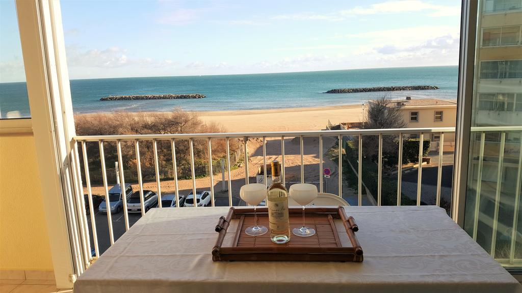 Appartement Vue Mer Valras Plage Eksteriør bilde